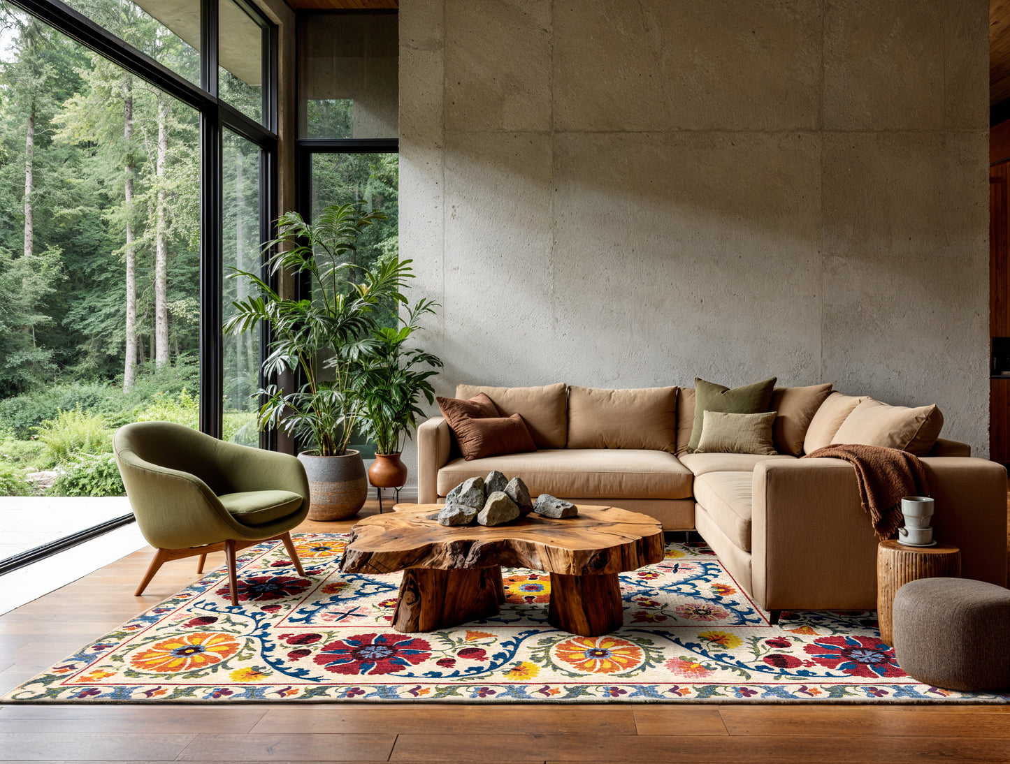 Louis De Poortere, Origine 9728 - Suzani Collection