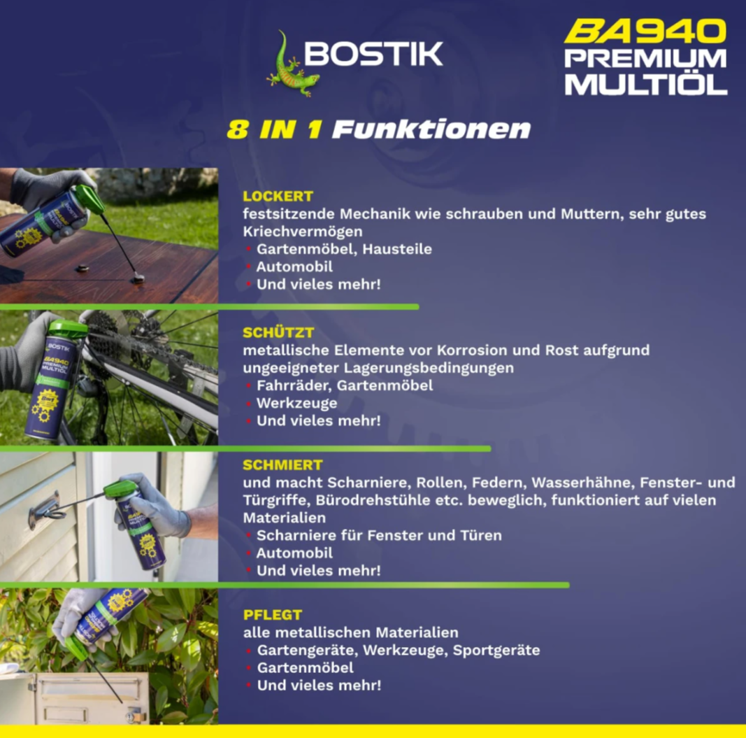 Bostik BA940 Premium Multiöl 300 ml