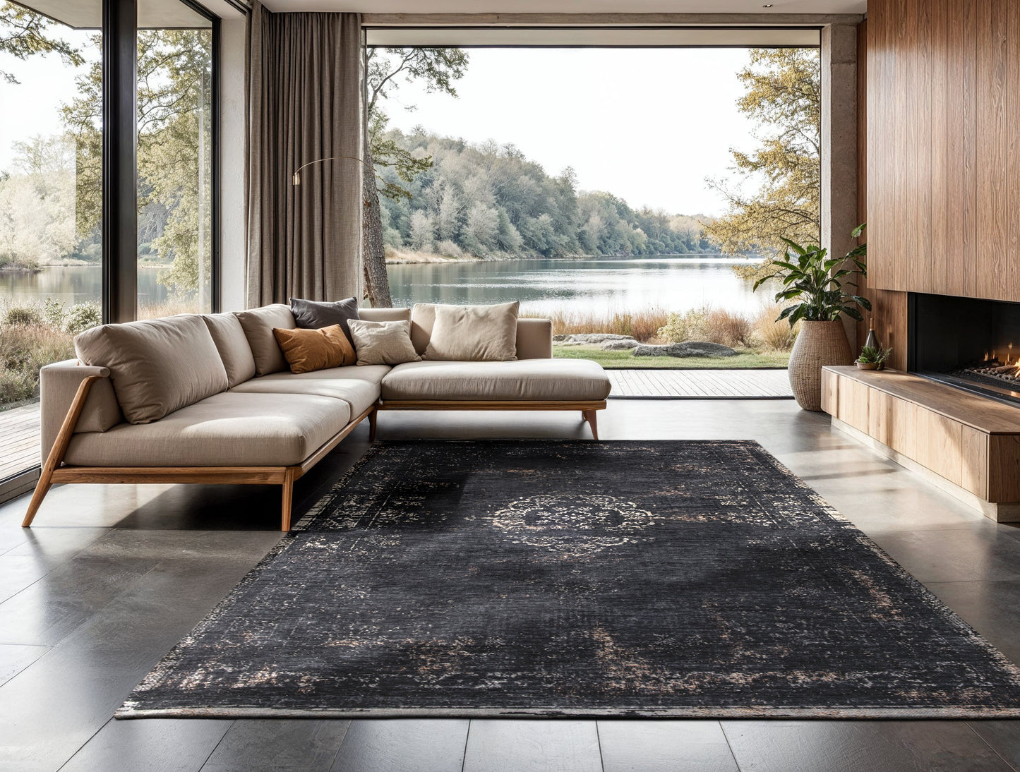 Louis De Poortere, Mineral Black 8263 - Medallion Collection