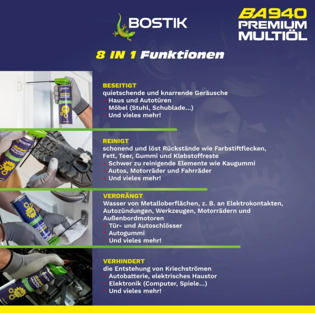 Bostik BA940 Premium Multiöl 300 ml